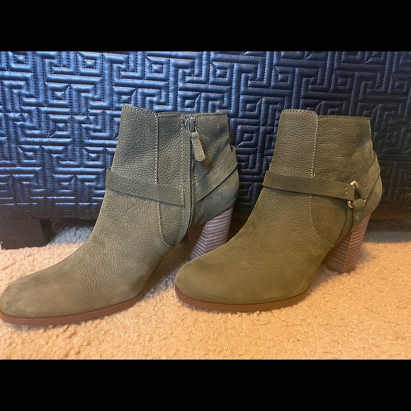 Cole Haan Olive Green Booties - Picture 2 of 6